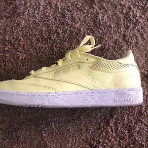 Women's Yellow Reebok Sneakers